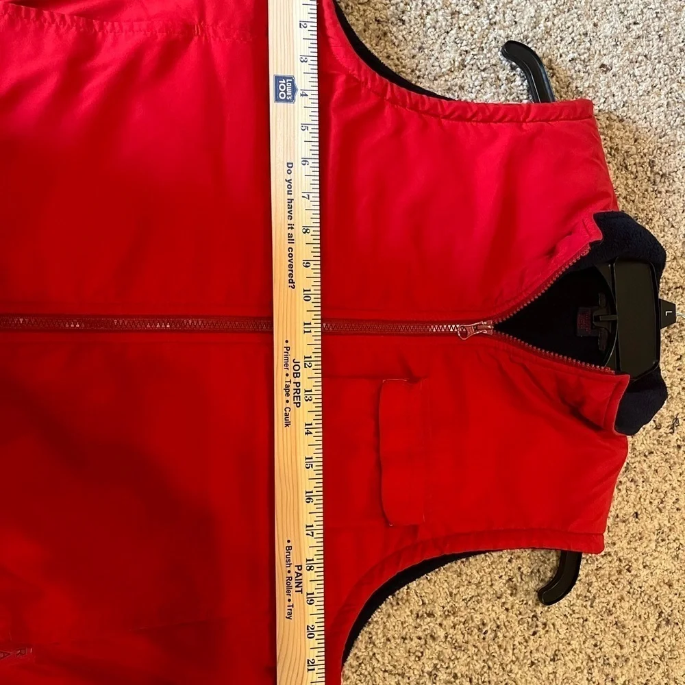 RALPH Ralph Lauren Red Fleece-Lined Vest - Women’s Large
